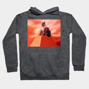 Pyramid Cat Tee Hoodie